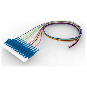 TeraSPEED FAWLCUC0C-XXM003 TeraSPEED Pigtail Kit Singlemode - OS2 LC to Unconnectorized Plenum 3 m