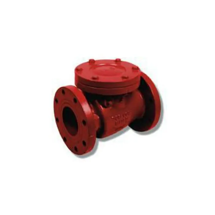 Matco V 120F11 120F 4 in. Epoxy Coated Cast Iron Flanged Check Valve