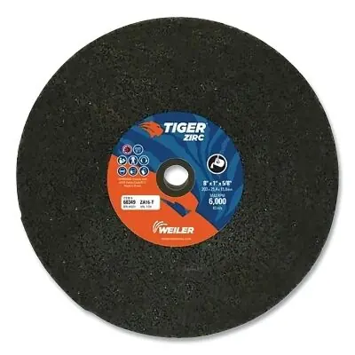 Weiler 68349 Tiger Snagging Wheel 8 inch 16 Grit Replacement MPN
