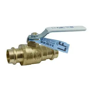 Apollo 77VLF10901 ApolloXpress 77VLF Series Press End Forged Ball Valve, Lead-Free, 2-1/2