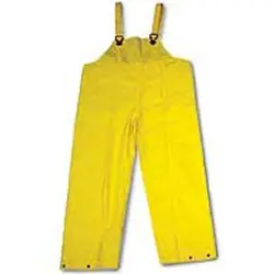 MCR Safety 200BPX3 Classic Series Rainwear Bib Pants 0.35 mm PVC/Polyester