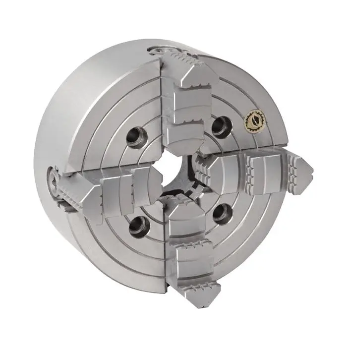Bison 7-851-1626 BISON 16 A2-6 4-JAW IND CHUCK SOLID JAWS SEMI-STEEL 7-851-1626