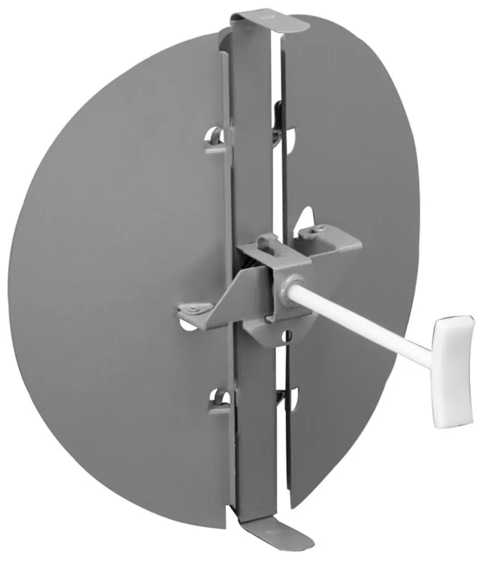 Hart & Cooley 3810(050294) 3800 Series Round Butterfly Damper, With Removable Handle, For T-Bar Diffusers, Golden Sand, 10