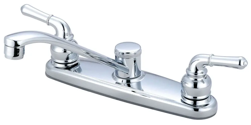 Olympia K-5160 Two Handle Kitchen Faucet Polished Chrome