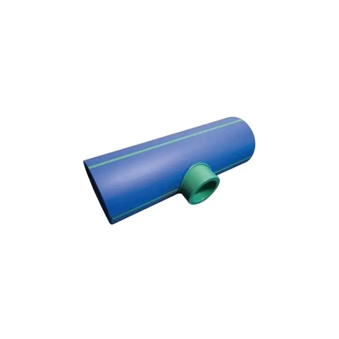 Aquatherm 2513602 Blue Pipe 6 Inch X 6 Inch X 3 Inch Butt Fusion Fusiolen Pp-R Reducing Tee