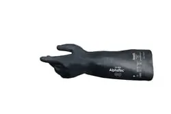 AlphaTec 53002080 Chemical Gloves Size 8 Gauntlet