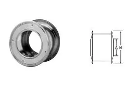 Selkirk 3RV-WT RV Series Bvent Gas Wall Thimble, 3