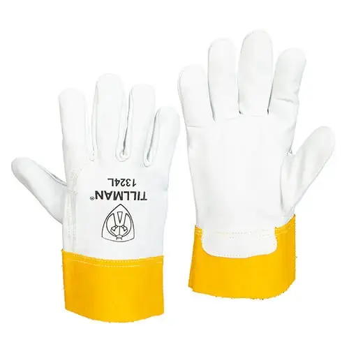 Tillman 1324L TIG Welding Gloves Large Pearl Bourbon Brown