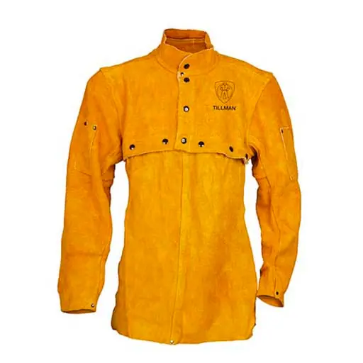 Tillman 3221203X Cape Sleeves and Bib Premium Side Split Cowhide 3X-Large