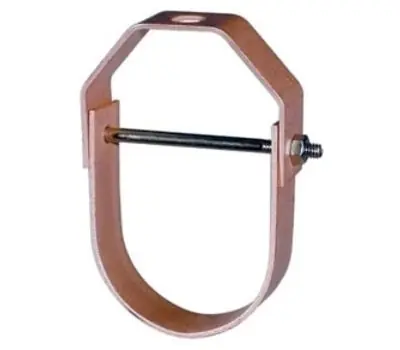 ANVIL 560406555 2 in. CTS Copper-Plated Carbon Steel Light-Duty Adjustable Clevis Hanger