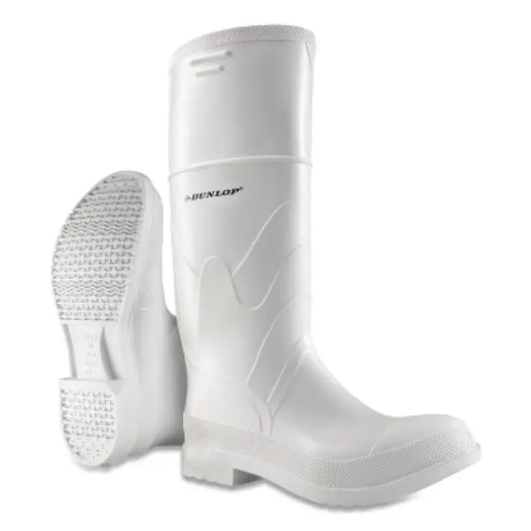 Dunlop Protective Footwear 8101100.1 White Rubber Boots 16 in Boot