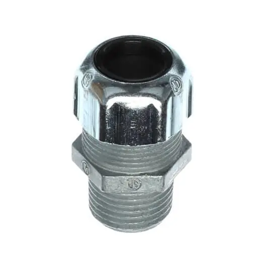 T&B IND FITTING 2523 Liquidtight Strain Relief Cord Connector 1/2 Inch Straight Cord Range 0.450 to 0.560 Inch