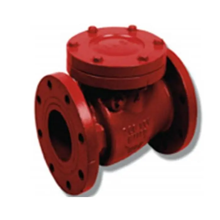 Matco V 120F09 - 2-1/2 Flanged Ci Swing Check Valve Resilient Seat, 200Cwp, 1 Bossing Epoxy Coated
