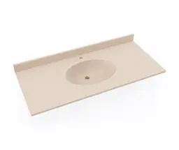 Swan CH02249.040 Vanity Top 22-1/2X49 Bermuda Sand SGL BWL