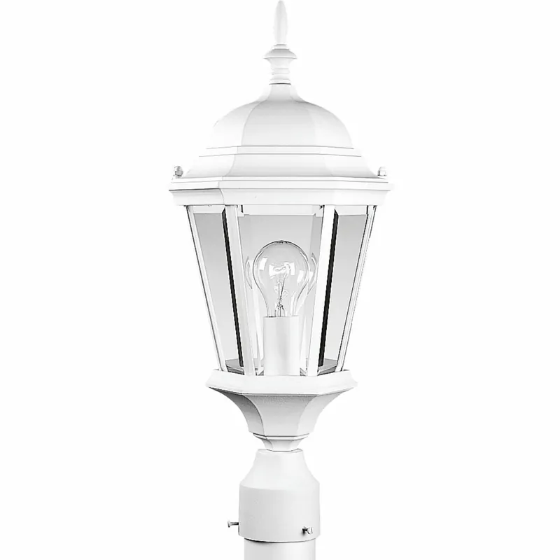 Progress Lighting P5482-30 1-100W Medium Post Lantern Textured White