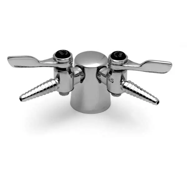 T&S Brass BL-4200-0 Lab Turret, Tapered w/Two 90 Degree Hose Cocks