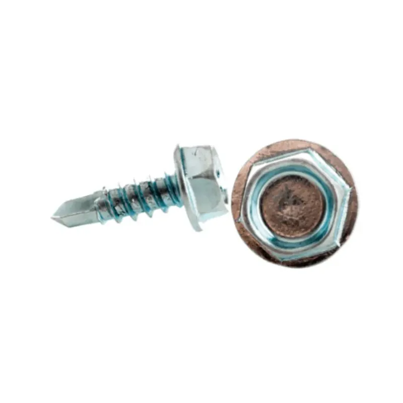 Minerallac 79032J Self-Drilling Tek Screw, #10-16 x 2 in, Hex Washer Head