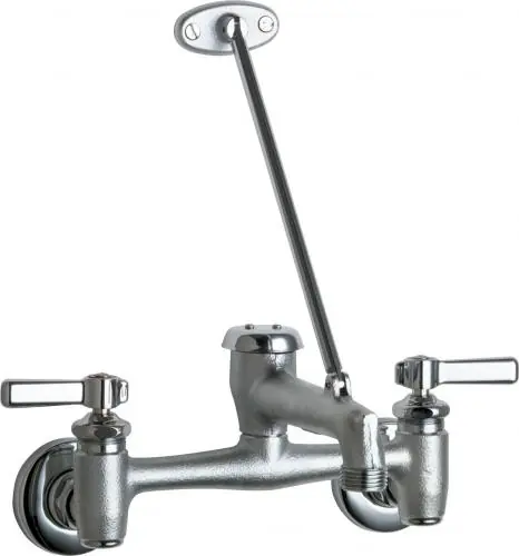 Chicago 897-RCF 897 Series Two-Handle Widespread Service Sink Faucet
