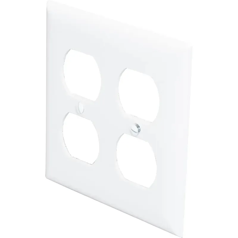 Pass & Seymour SP82W Duplex Receptacle Openings 2-Gang White