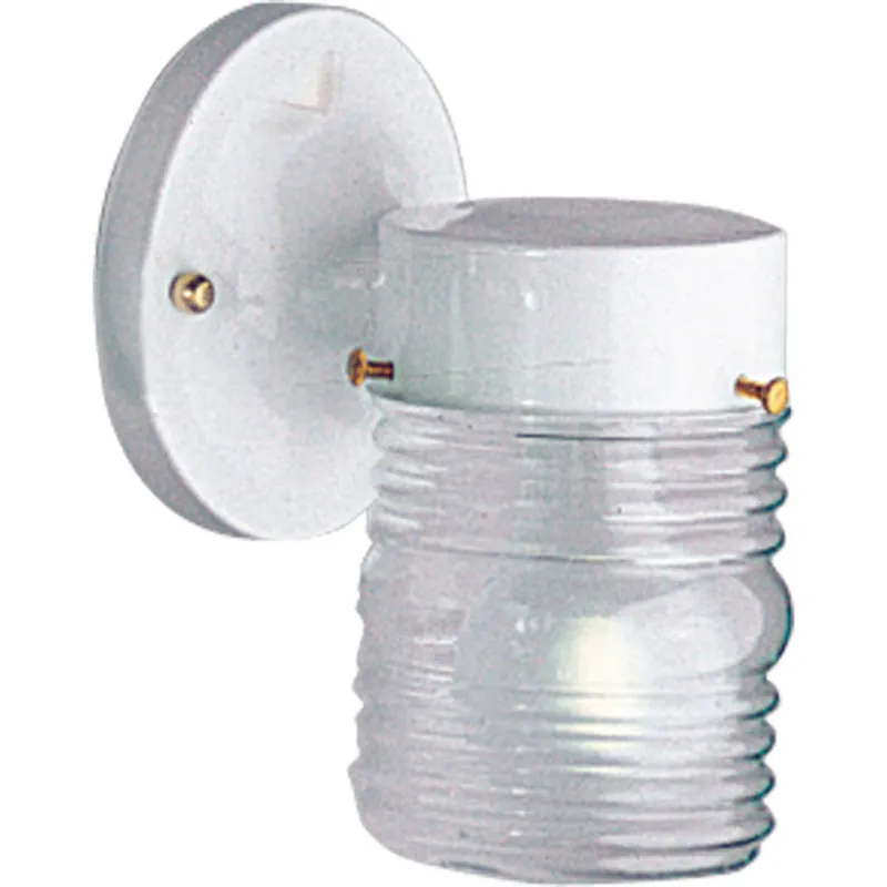Progress Lighting P5602-30 1-75W Med Wall Lantern White