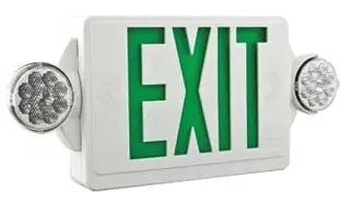 Lithonia LHQM-LED-R-M6 Emergency Exit Sign 1.5W LMP HD