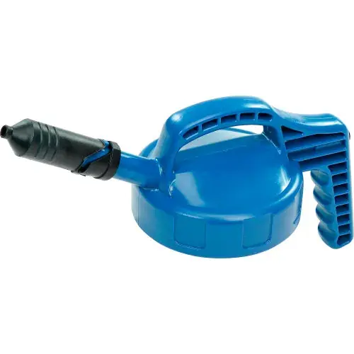 OILSAFE 100402 Mini Spout Lid Blue 1/4 In Dia