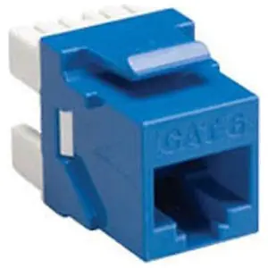 Allen Tel AT66-20 Cat 6 High Density Jack Module Blue