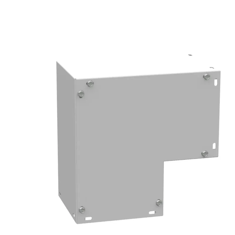 Milbank 66L90S 10x6.125x10 Wireway Elbow 90 Side Wall Access ANSI 61 Gray Steel