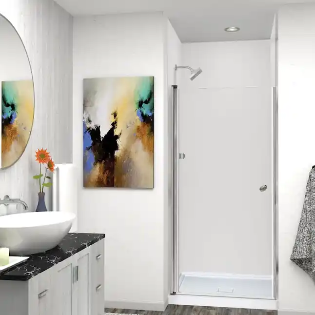 Zhongshan Donghao Hardware Co. LSD317006C-BS Shower Door 31 x 70 Brushed Stainless Steel