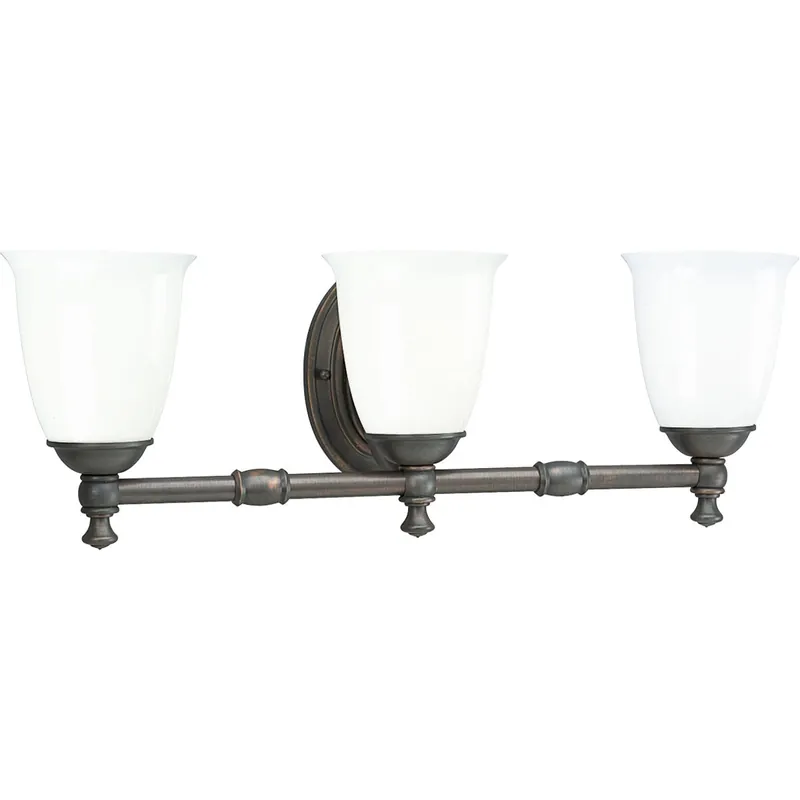 Progress Lighting P3029-74 Victorian 3-100W MED BATH BRKT VB