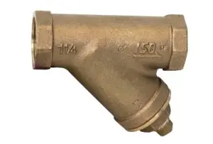 Jomar 106-306G Lead Free Bronze, Threaded Connection, 150 WOG, 20 Stainless Steel Mesh