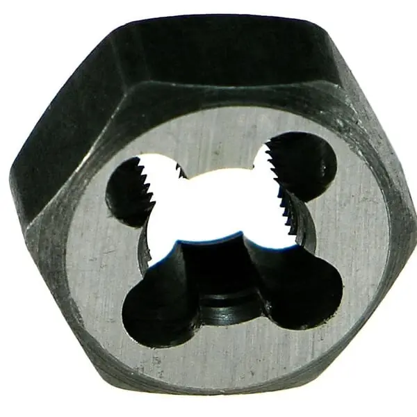 Drillco 335E132C 3350E Hex Rethreading Die 1/2-13 UNC