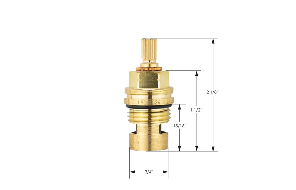 Phylrich VB1001HNL Hot Point Stem Hot 1/2 Replacement Cartridge