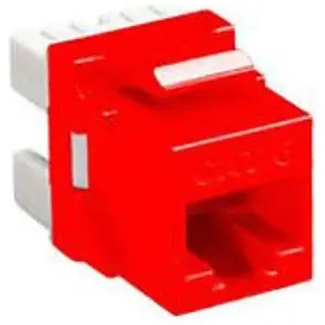 Allen Tel AT66-47 Cat 6 High Density Jack Module Red