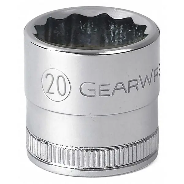 Gearwrench 80813 1/2 Drive Standard Hand Socket 12 Points 1-21/32 OAL Replacement MPN