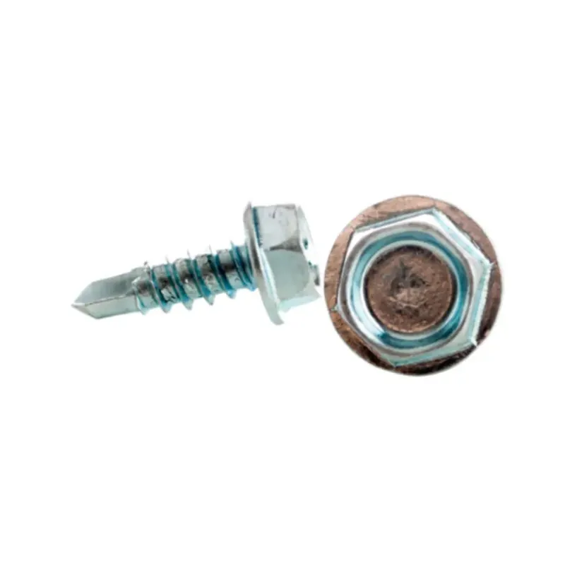 Minerallac 79020J Self-Drilling Tek Screw #10-16 1-1/4 in Zinc Plated