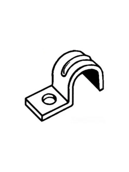 Victor Specialties 11106-S 9/16 Inch Steel 1-Hole BX Cable Clamp