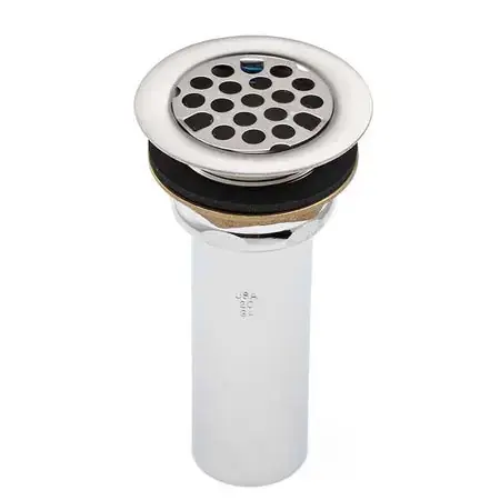 McGuire Manufacturing 149 Strainer with 1-1/2 x 4 in. Tailpiece Polished Chrome