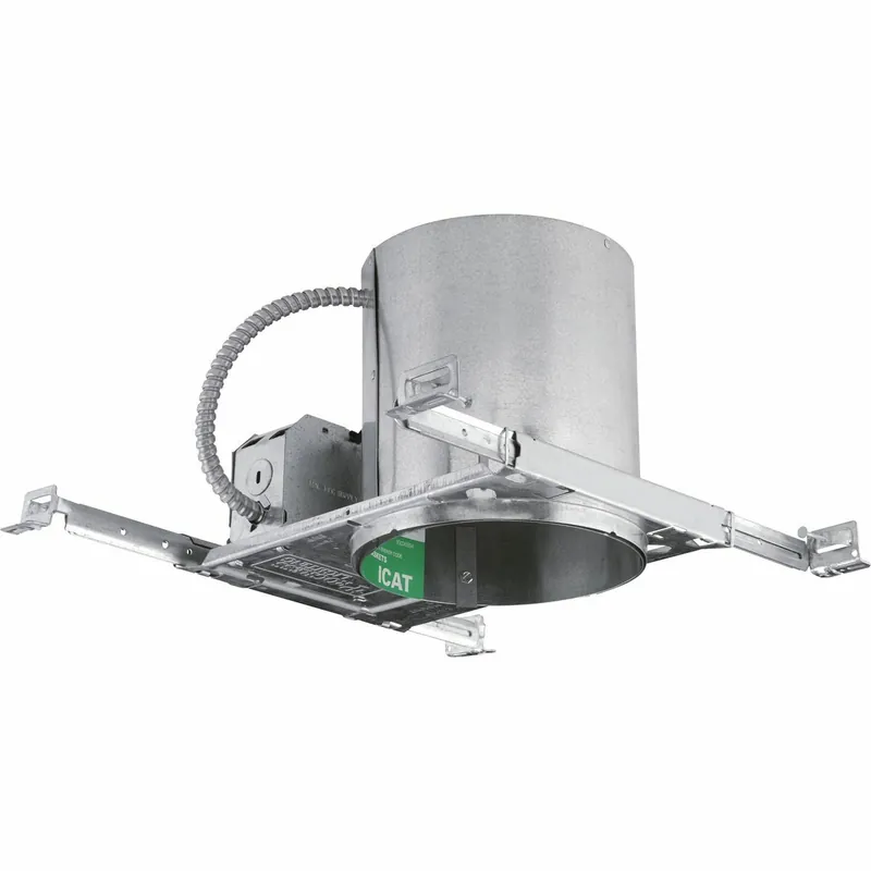 Progress Lighting P87-ATQC Quick Connect Unit Can Be Installed In Ceilings From 1/2 In To 1-1/2 In Thick Heavy Duty Mounting Frame