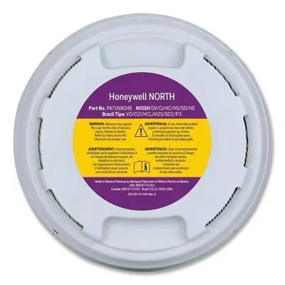 Honeywell PA7OVAGHE Primair 700 Series PAPR Filters and Cartridges HEPA/Organic Vapor/Acid Gas Cartridge