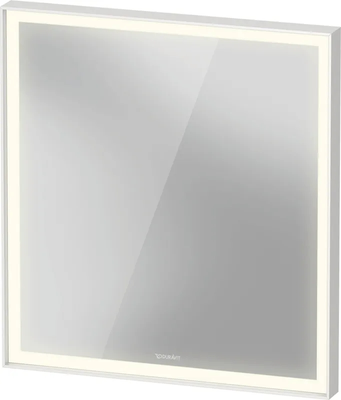 Duravit LC7380000006000 L-Cube Sensor Control LED Mirror in Aluminum