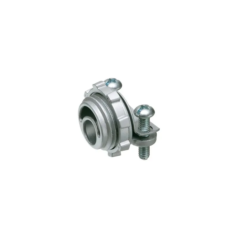 Arlington 8403 Straight Cable Connector 1 in Trade 0.84 in Dia Round End Stop