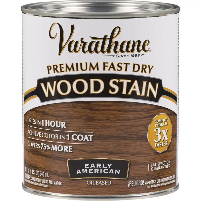 Varathane 262005 Fast Dry Early American Urethane Modified Alkyd Interior Wood Stain 1 Qt.