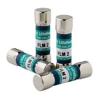 Littelfuse FLM010 FLM Time Delay Supplemental Midget Fuse, 10 A, 250 VAC/125 VDC, 10 kA Interrupt