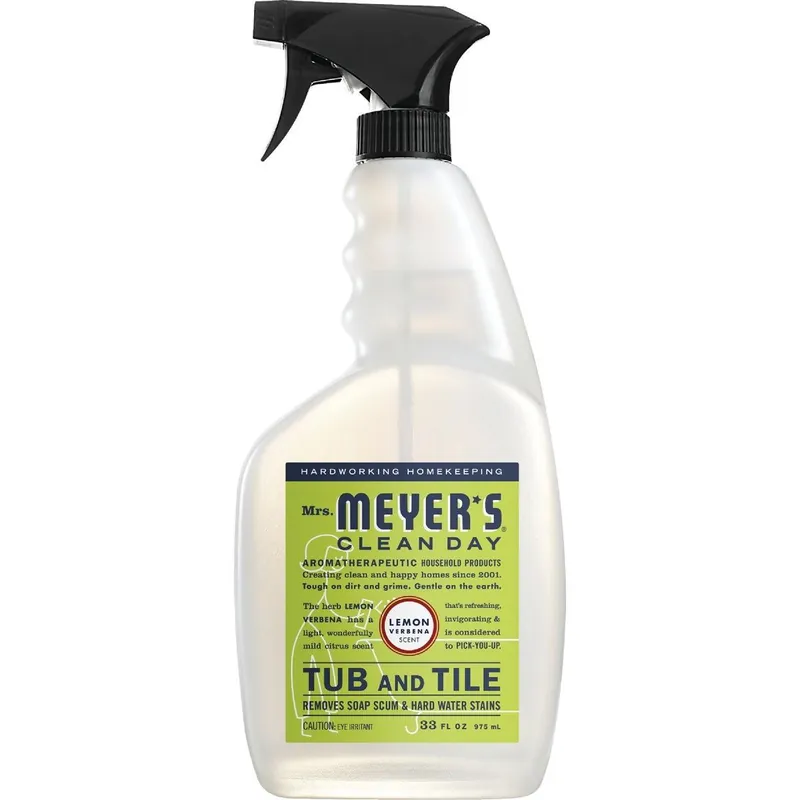 Mrs Meyers 12168 Clean Day 33 Oz Lemon Verbena Tub & Tile Bathroom Cleaner