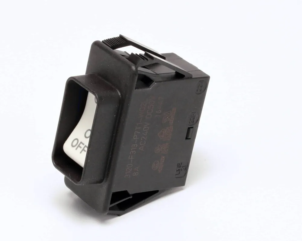 Circuit Breaker, SPST, 250V, 8A for Pitco PTPP10460