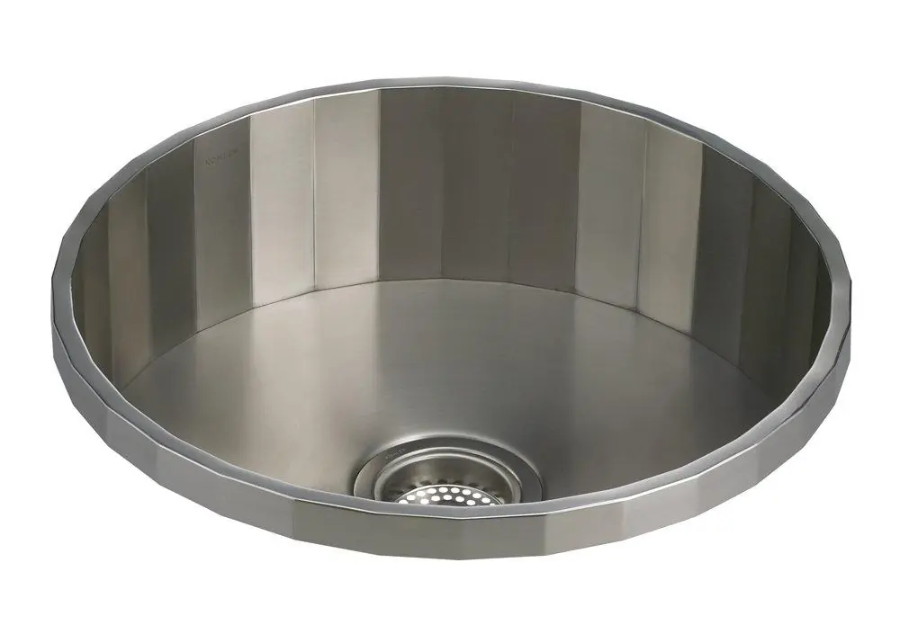 Kohler 3674-NA Brinx 18-3/4 x 18-3/4 in. Stainless Steel Drop-in Bar Sink