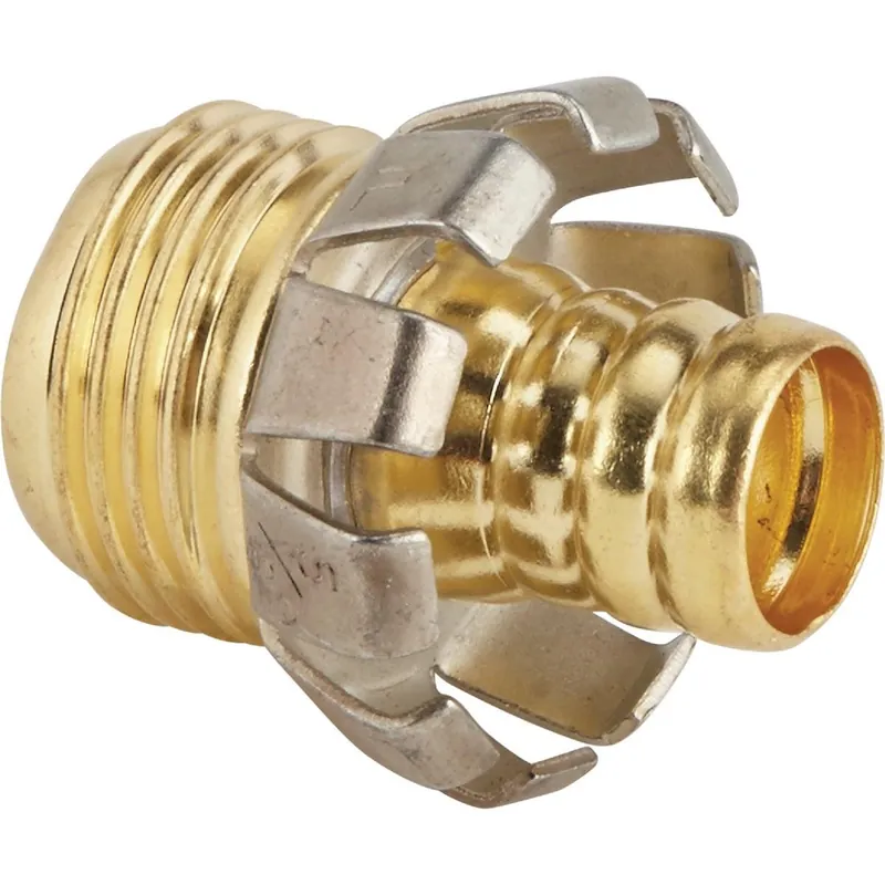 Best Garden GB-004 5/8 In. Male Brass Hose Coupling Mender