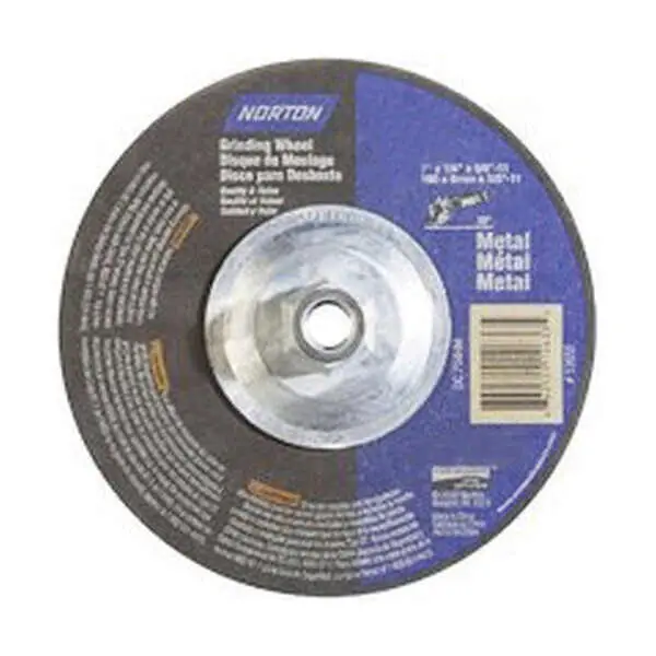 Norton 66252912633 Type 27 Depressed Center Wheel 7 in Dia