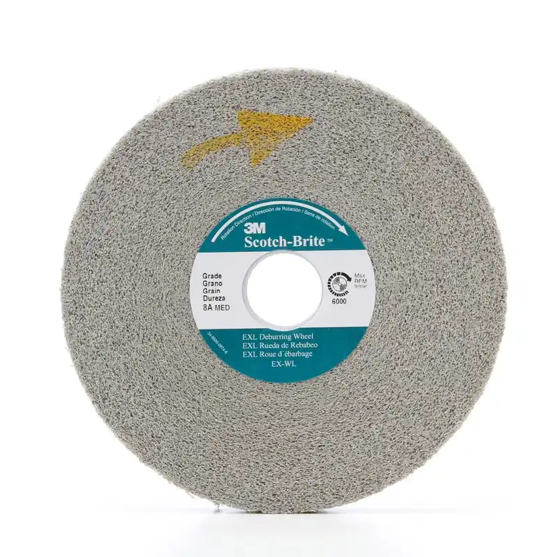 3M 7000000734 6 X 1 X 1 Medium Grade Aluminum Oxide Scotch-Brite Gray Disc